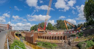 Pictures show latest progress on £95 million flood defence scheme in Derby