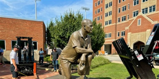 UT’s General Neyland statue has a new home, for now