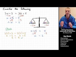Solving Equations: Unknowns on Both Sides