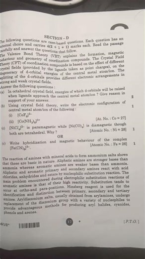 Set 2 Chemistry class 12 CBSE #2026short #12boardexam #chemistryclass12 #boardquestions