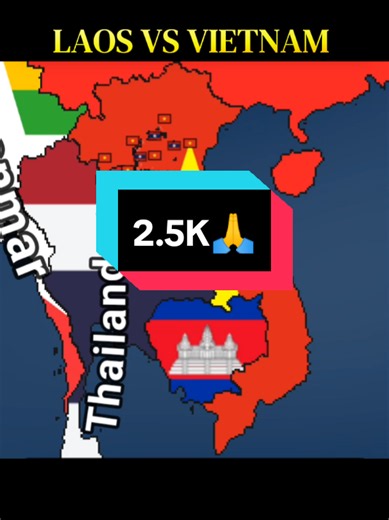 Laos vs Vietnam: A Map Analysis of Military Power & History