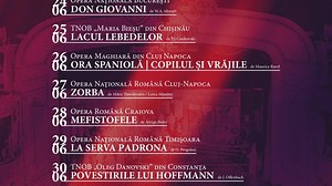 Bucharest Opera Festival  nouă teatre de operă şi balet din România şi Republica Moldova în nouă zile - 24 iunie – 2 iulie 2022  pe scena Operei Naţionale Bucureşti