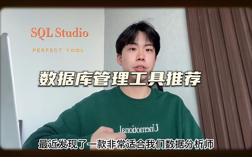 最适合数据分析师使用的SQL工具：SQL Studio