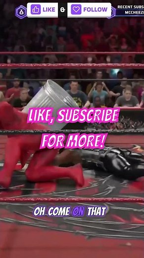 They're toying with me now! #funny #wwe2k25 #universemode #blade #elmo