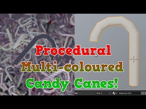 Procedural Candy Cane Texture