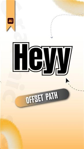 Editable Text Offset Path in Adobe Illustrator #illustrator #illustratortutorial #tutorial #design