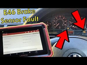 BMW E46 5E20 / 5E21 Brake Pressure Sensor Fault - Launch X431 Diagnostic Scanner Review