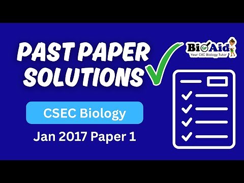 CSEC Biology January 2017 Paper 1