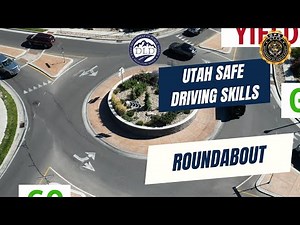 Utah Safe Driving Skills - Roundabouts Single Camera Views