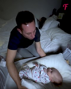 75K views · 111 reactions | Husband takes care of the baby at night so his wife can sleep | Tips & Tricks | Facebook
