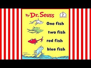 Dr Seuss One Fish Two Fish Red Fish Blue Fish - Audiobook photo story kids book read aloud #drseuss