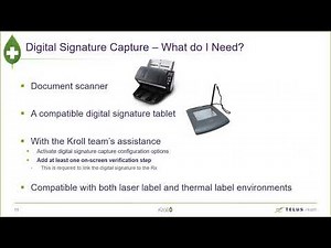 Improve your workflow with Kroll™ digital signature capture.