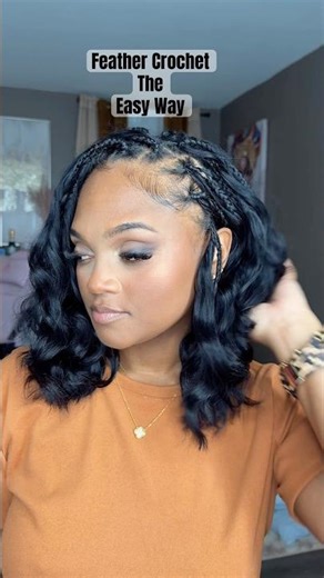 Feather Crochet the Easy way Ft. Toyotress Ocean Wave 🌊