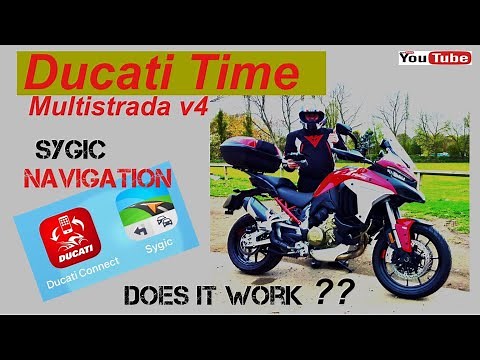Ducati Multistrada v4s Sygic Navigation.... Does it work?? Test Ride ..!!!