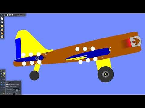 realistic flight in algodoo