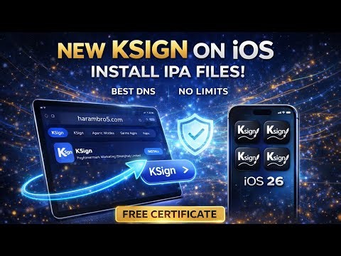 New! Install Ksing on iOS | Install IPA Files on iPhone & iPad (No PC Jailbreak) - iOS 26