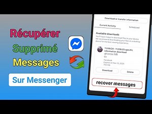 Comment récupérer des messages perdus ou supprimés sur Messenger (Nouvelle méthode 2025)