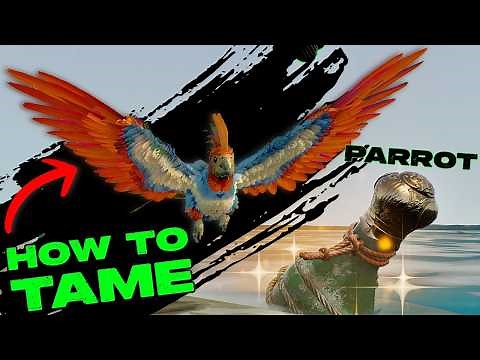 How To Tame A PARROT!!!! How To Tame A Parrot In Ark Survival Ascended on Genesis!!!