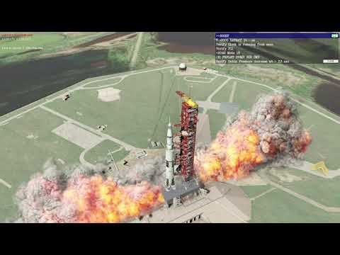 [Reentry] When Rockets were used to go to the Moon | Apollo-Saturn V Launch into LEO