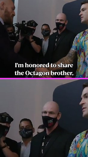 This interaction between Dustin Poirier and Conor McGregor after The Diamond KO'd Notorious on Fight Island 👀 #UFC318 | Saturday | LIVE on TNT Sports & discovery | TNT Sports