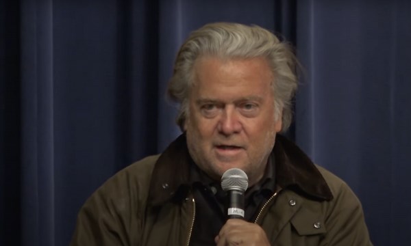 'Without Handcuffs': Steve Bannon Speaks At DOJ Antitrust Forum On Big Tech Censorship