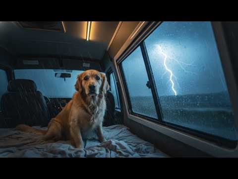 TRAPPED IN 80MPH WINDS: My Van Almost Tipped Over With My Dog Inside | Solo Female Van Life