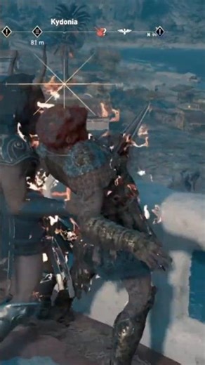A Mercenary On Fire 🔥 ASSASSIN'S CREED ODYSSEY #shorts #gameplay #assassinscreed #odyssey