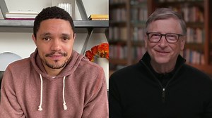 1.2M views · 30K reactions | “We can save months, and every month counts.” Bill Gates and Trevor discuss combating coronavirus tonight at 11/10c. | The Daily Show | Facebook