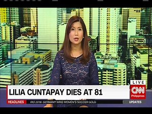 Philippine cinema's horror movie queen Lilia Cuntapay dies at 81. http://cnn.ph/2b4AjwO | NewsWatch Plus Philippines