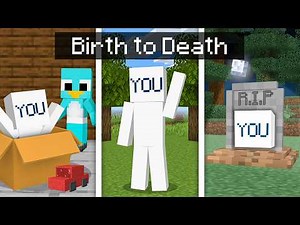 BIRTH to DEATH of YOU in Minecraft