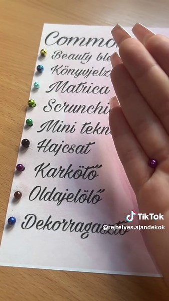 rejtélyes.ajándékok a TikTokon