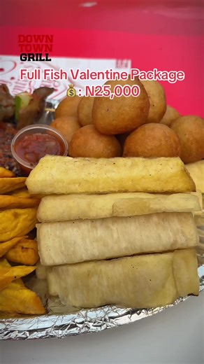 If you don’t have a boo for Valentine this year, make your self happy with our grilled fish Valentine package😋😌💗 Visit our website to secure your Valentine package today😊❤️ Our Outlets are in Lagos(Ikeja, Yaba, Egbeda, Yaba), Abuja(Garki 2), Ibadan(Oluyole) . . #valentinepackages #valentine #valentineiscoming valentinemenu valentinewithdowntow