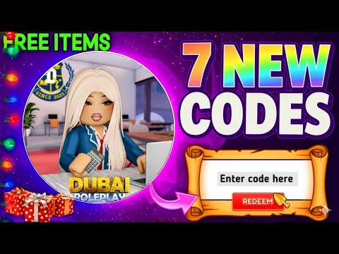 🏙️ NEW DUBAI RP CODES DECEMBER 2025! 💸 Free Cars, Cash & Secret Rewards! (Roblox)