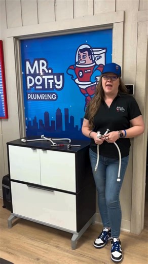 Heads up, homeowners! Those plastic push-pull water stops are garbage and a huge flood risk. When they break, they break bad. Seriously, ditch the plastic and upgrade to a metal quarter-turn ball valve right away! 🛠️ #PlumbingUpgrade #FloodPrevention #HomeSafety #MrPottyPlumbing #mrpottyplumbing #katyplumber | Mr. Potty Plumbing