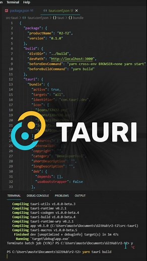 ¿Que es Tauri? Framework desktop multiplaraforma basado en Rust y web. #rust #javascript #desarrolloweb #programacion #desktop