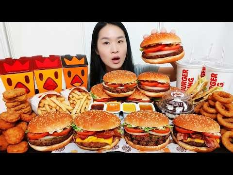 Burger King Cheat Day Mukbang 🤫 Impossible Whopper, Tacos, Cheesy Tots (ASMR, Minimal Talking)