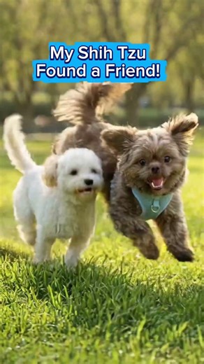 My Shih Tzu Found a Friend!