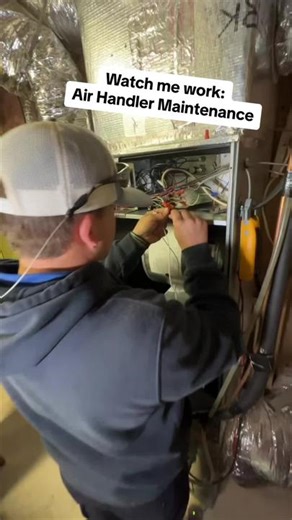 Engaged in vital maintenance & tests on an indoor air handler's fan section. 🌀 Matching every reading to the unit's specs is key to its lasting performance! From tweaking wires to using specialized tools, it's all about professional care. Remember: Leave voltages to the experts! Even measuring humidity with a 'cycle meter'—less spooky than it sounds! 😄 With everything in sync, this system looks top-notch! #HomeMaintenanceTips #hvac #hvactechnician