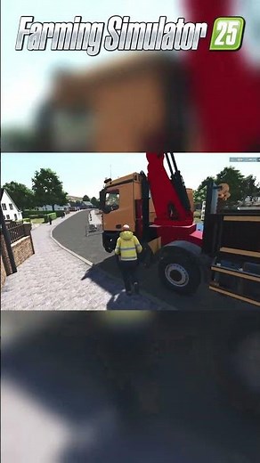 🚧 Unloading Crane Materials on Mittelberg TP in Farming Simulator 2025!