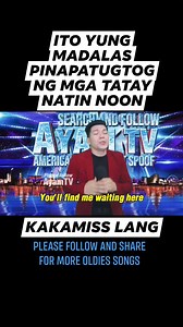 815K views · 7.7K reactions | Kakamiss lang❤️#ayamtv #70s #80s #EddiePeregrina #oldies #music #facebookreels #trend #reels #viral #popularnow | Ayam TV | Facebook