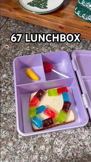 Packing School Lunch *67 CANDY LUNCHBOX* #shorts