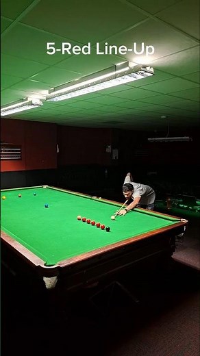 5-Red Line-Up Routine | Build Cue Ball Control