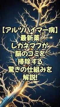 【アルツハイマー病】最新薬レカネマブが脳のゴミを掃除する驚きの仕組みを解説！【神経研究 脳研究 最新 テクノロジー】