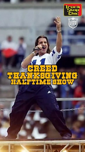 Creed’s Thanksgiving halftime show in 2001 hit Texas Stadium like a jolt, landing in the wake of 9/11 when every big moment felt heavier and louder. With Scott Stapp on the midfield platform, “Higher” soaring through the speakers, and acrobats swinging on long ribbons above the field, it turned a routine Cowboys halftime into a full-blown rock pageant. Dramatic, over the top, and perfectly timed for a country looking for uplift, it became one of the most replayed and talked-about halftime shows