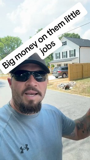 Small jobs is where the money at #job #work #small #concrete #patio #diy #homeowner #customerservice | Steven Linker