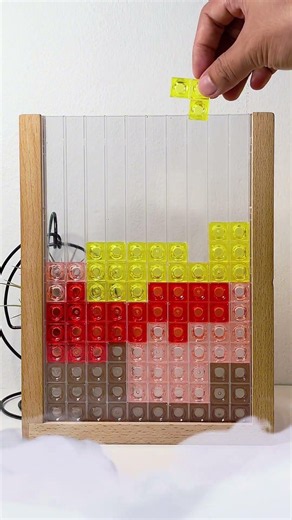 Mesmerizing Colorful Tetris Build ☁️ No Talking ASMR