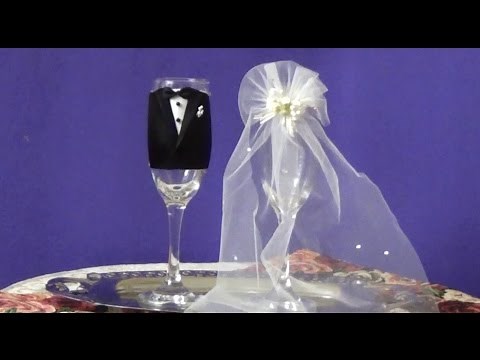 Copas para Boda como decorarlas DIY.