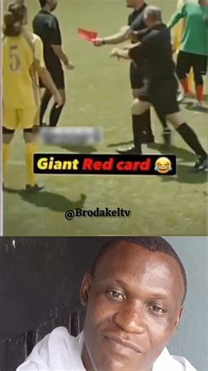 168K views · 491 reactions | Funny referee small red vs big red card #football #virals | Brodâ Kèl Tv | Facebook
