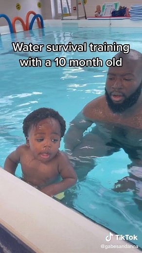 Baby Swimming Lessons: Black Love Water Survival Training