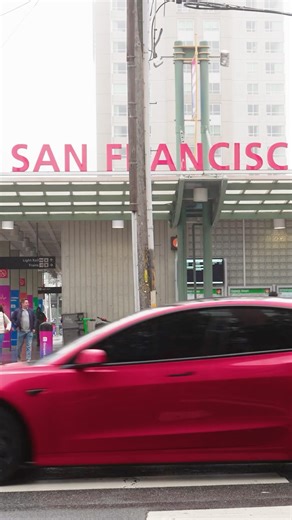 We took over the Caltrain station in San Francisco! 🚆 Snap a pic and tag us!